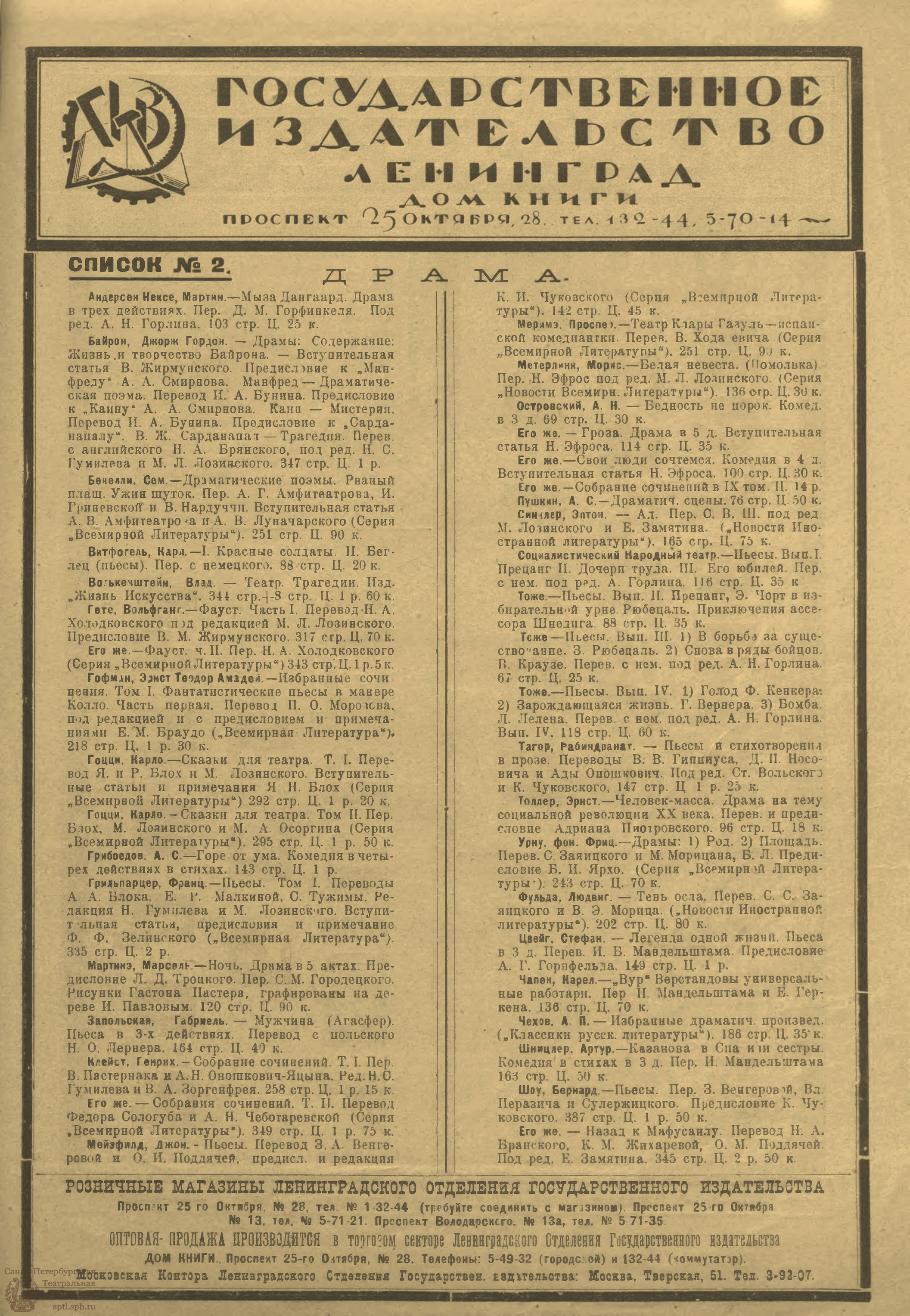 Театральная Электронная библиотека | ЖИЗНЬ ИСКУССТВА. 1924. №32