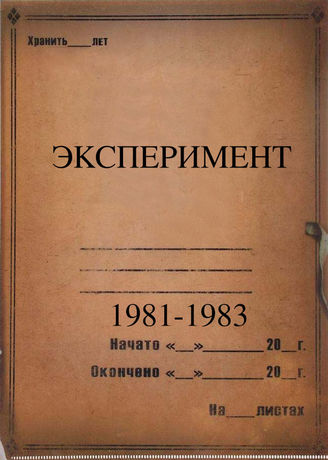 Эксперимент. 1981-1983
